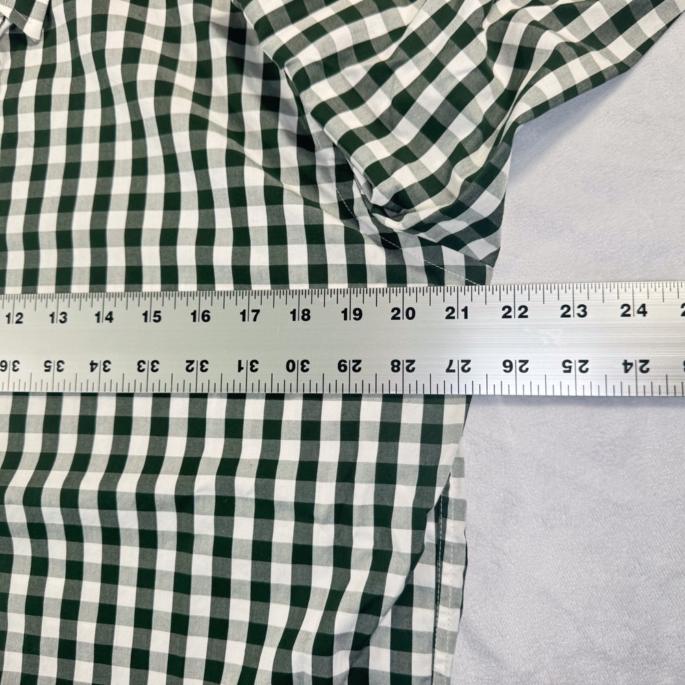 UNTUCKit Forest Green and White Plaid Button Down Shirt (Slim Fit) - Picture 6 of 6